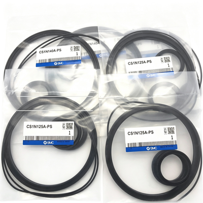 SMC CS1‐140A‐PS / CS2‐140A‐PS Überholungssiegel-Kit Kompatibel mit CS1 CS2 Große Bohrungen Zylinder Verschleißsicherheit O-Ringe für die Fabrik-Automatisierung Ausrüstung Service