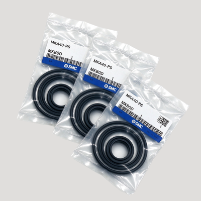 MKB/MKA40-PS Dichtungsreparaturpaket für SMC MK-Serie Rotary Swing Clamp Luftzylinder enthält Stange Dichtung und Verschleißring für Werkstatt vor Ort Service