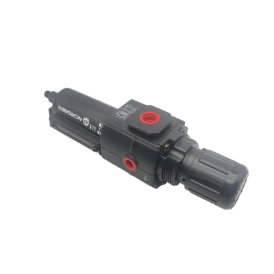 NORGREN B73G‑3GK‑AT3‑RMN B73G‑3GK‑AT1‑RMN Excelon Filter‑Regler G3/8 Automatik‑Ablauf Polycarbonatschale 5μm 40μm Druckknopf ohne Manometer für modulare pneumatische Luftaufbereitungssysteme