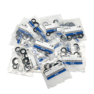 SMC MXQ6-PS Dichtungsreparaturkit für MXQ-Serie 6mm Bohrung Präzisions-Luftschiebetisch NBR Kolbenstangendichtungen O-Ring-Packung Anti-Luftleckage Pneumatik-Linearaktuator Wartungsteile
