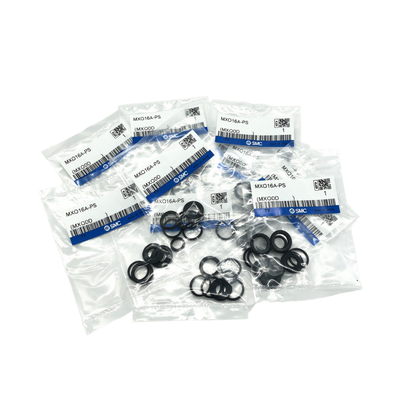 SMC MXQ6-PS Dichtungsreparaturkit für MXQ-Serie 6mm Bohrung Präzisions-Luftschiebetisch NBR Kolbenstangendichtungen O-Ring-Packung Anti-Luftleckage Pneumatik-Linearaktuator Wartungsteile