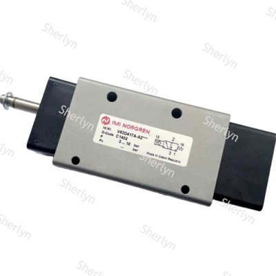G1/2 Anschluss 5/2-Wege-Pilotventil V63D513A-A212J, NORGREN V63 Einzel-Solenoid Pneumatik-Magnetventil