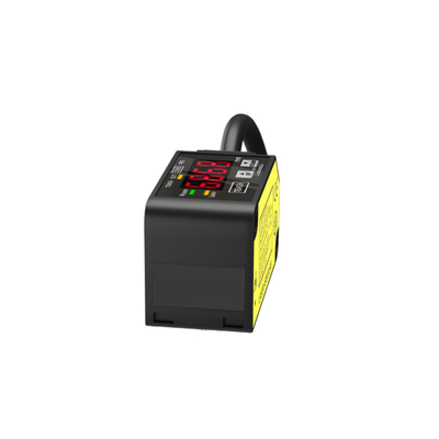 HG-C1400 Laser-Wegaufnehmer 400 mm Referenzabstand ±200 mm Messbereich 800 µm Wiederholgenauigkeit IP67 12-24 V DC NPN PNP 0-5 V 4-20 mA Analogausgang