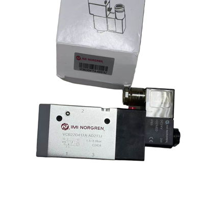 Large Bore Vacuum Valve IMI Norgren VCB22D417A-AD213J G1/2 24VDC 3/2 NC Single Solenoid Directional Valve for High Flow Vacuum System