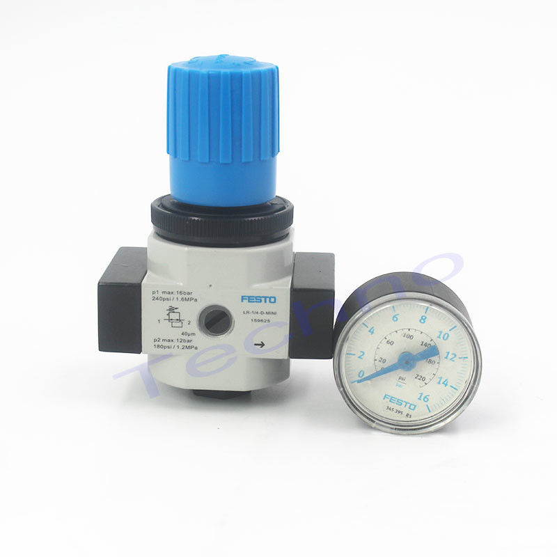 LR-1/4-D-MINI Pneumatischer Filterregler Schmierstoff Metall FESTO Druckregler
