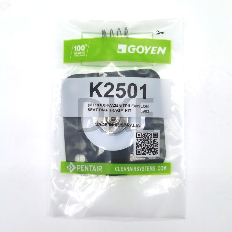 K2501 (M1183B) Goyen-Pulsventildiaphragma CA25 RCA25 Ventilmodell DD, FS, MM, T-Serie