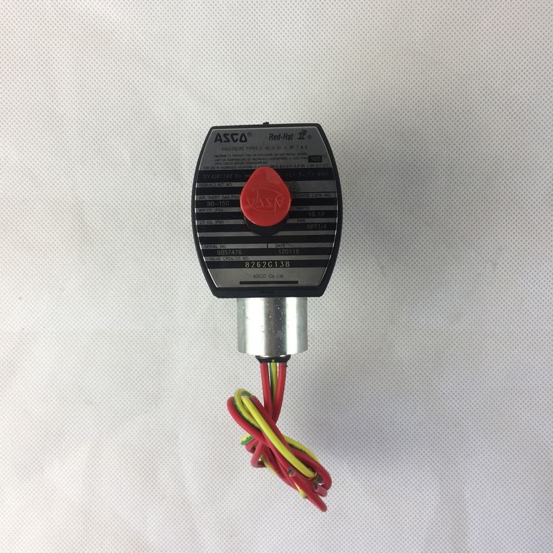 ASCO 8262G138 Allgemeine Versorgung 1/4 "Normal geöffnet 2/2 Weg Einzelsolenoidventil