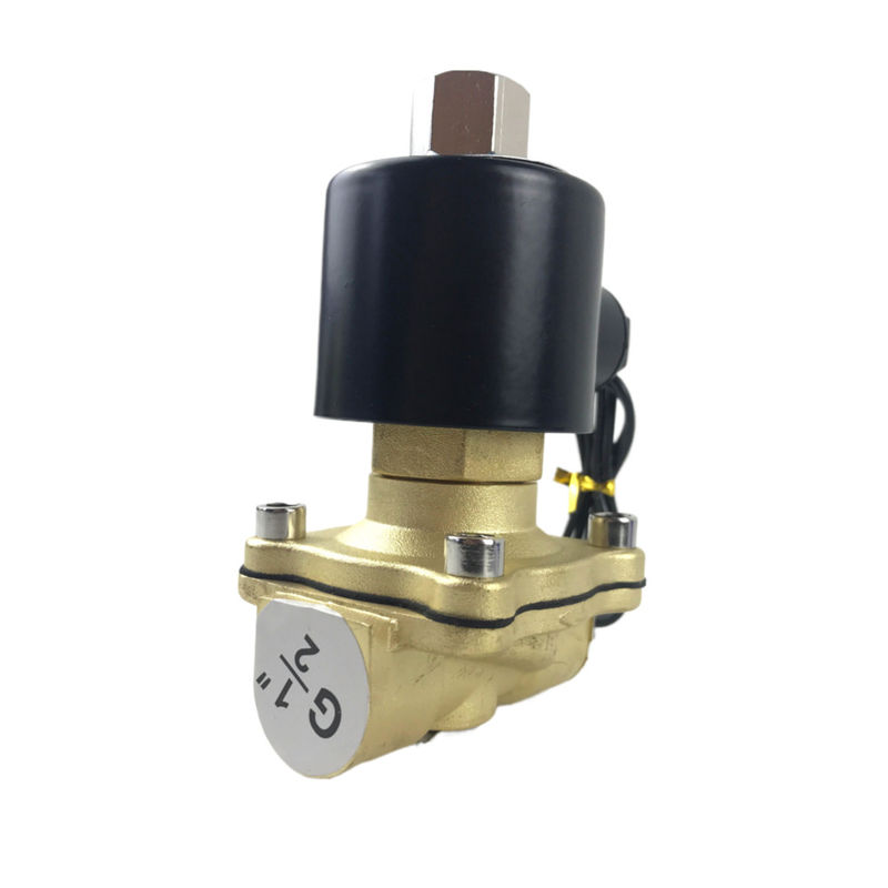 3/4 Zoll 2W200-20 NPT Wasserluft Messing Solenoidventil NC 2 Weg