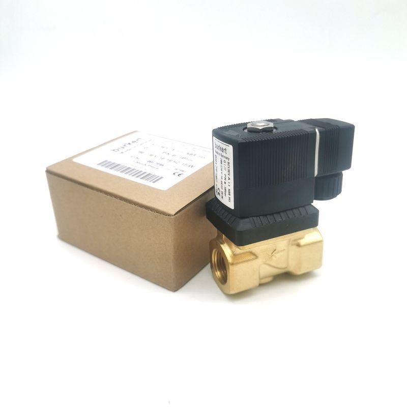AC220V 00126219 Solenoidventil Burkert AC220V 6014 C Normal geschlossen G1/8 1,5 Durchflussloch 8W Edelstahlventilkörper 0~16bar