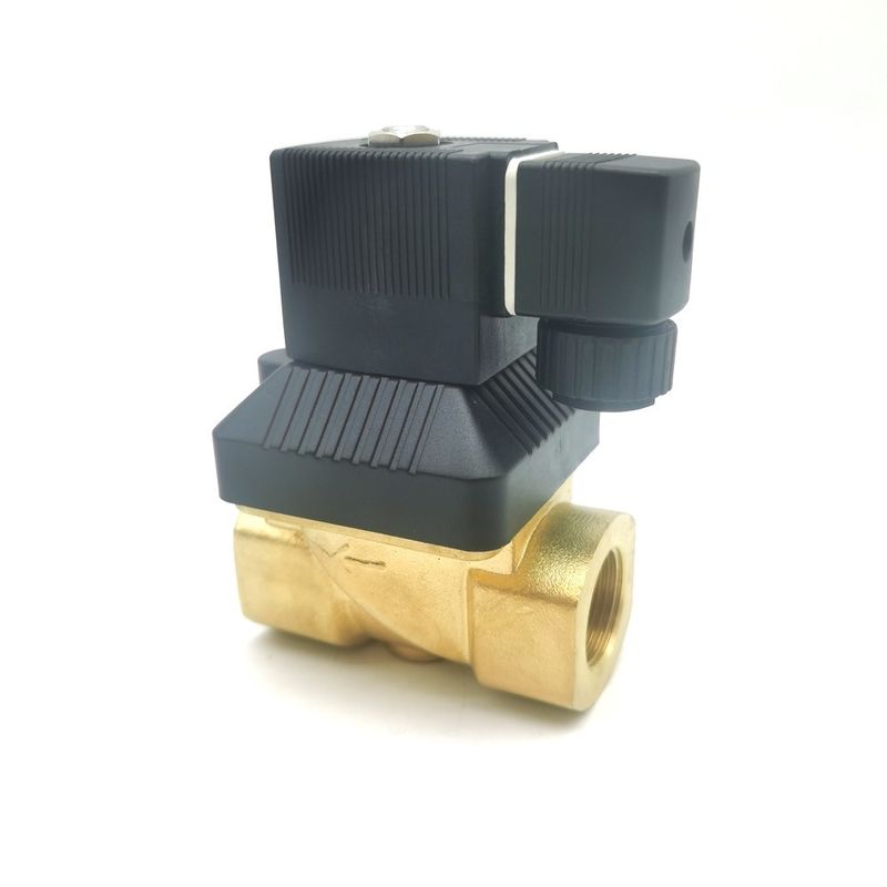 Burkert elektromagnetisches Ventil 00125367 6014 C Direktwirkende Unterplattenanschluss Normal geschlossen 2.0 Durchflussloch DC24V 8W Messingventilkörper 0~10bar