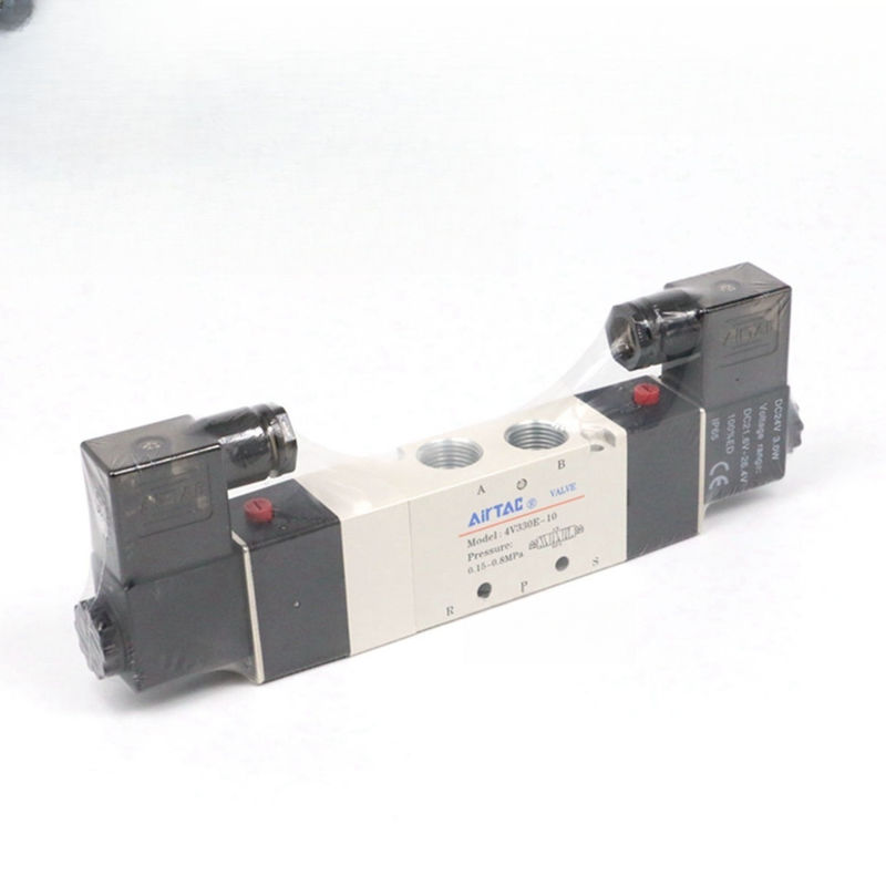 Airtac 4V330E-10: Solenoid-Luftventil ((5/2,5/3 Weg) - 4V330E10BI 4V330P-10 AC220V