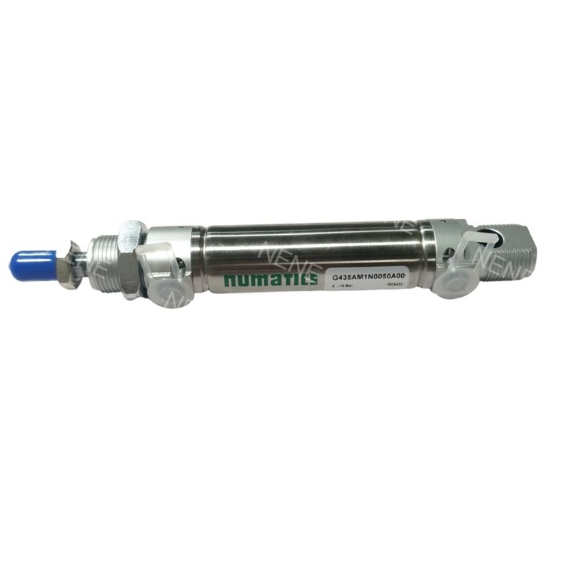 NUMATICS G435AGSN0010A00 ASCO 8mm Bohrung 10mm Hub M5 doppeltwirkende Rundzylinder ISO6432 Serie G435
