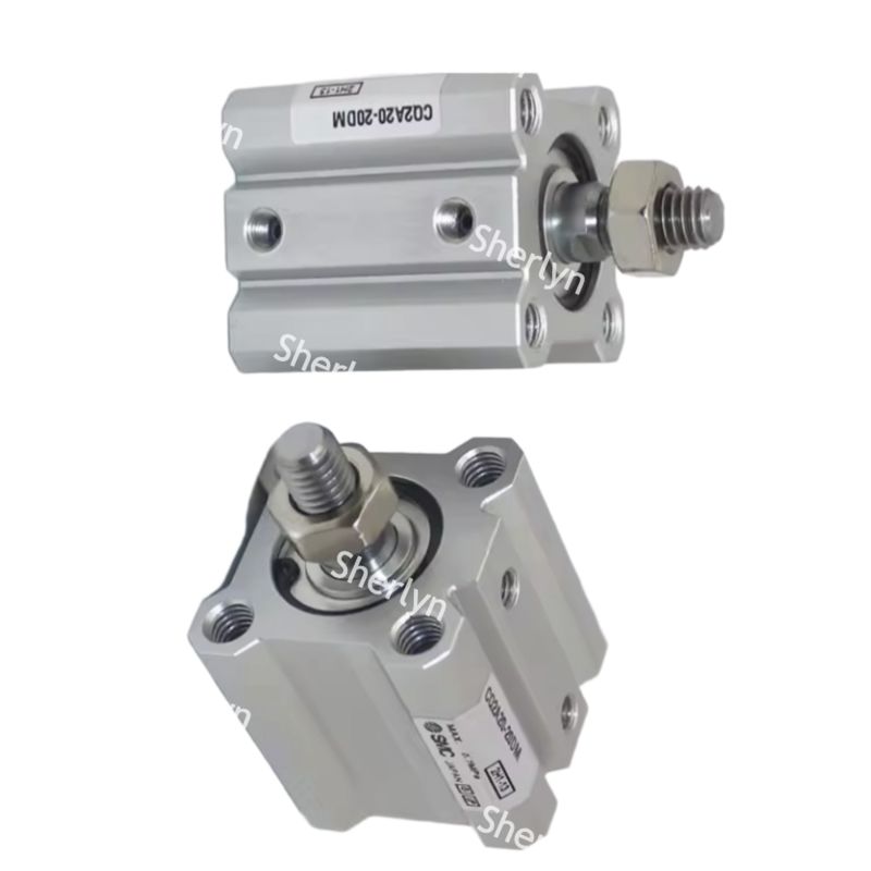 SMC CQ2-Serie Kompaktzylinder CQ2A12-45D Standardtyp Doppelwirkender Einzelstab