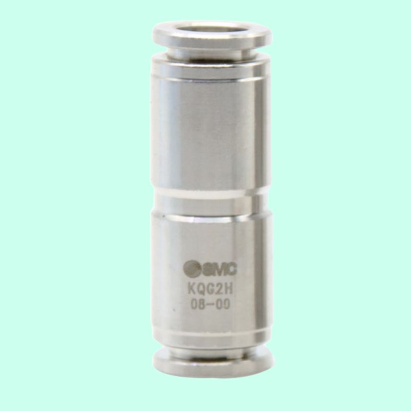SMC Push-to-Connect-Edelstahlfittings KQG2H06-00 Gerades Rohr 4E2-1ES/KQ2A43 One-Touch-Fitting.