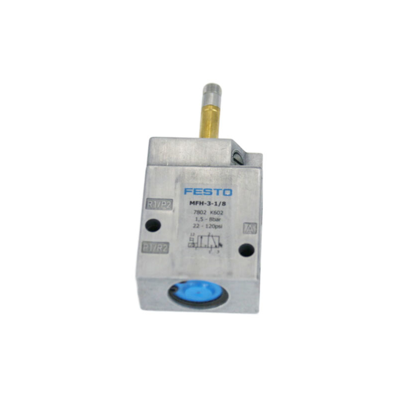Festo MFH-3-1/8 7802 Ventil, Tiger Classic, 3/2 geschlossener Mechaniker, G 1/8 weiblich, 1,5-8 bar