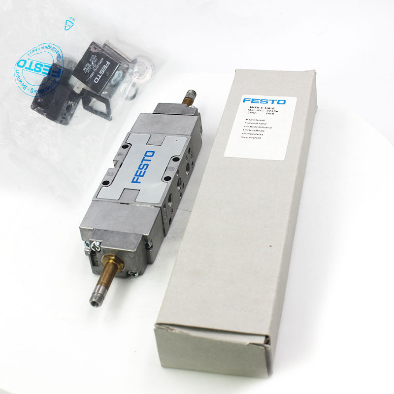 JMFH-5-1/8-B Festo-Solenoidventil 30486 Tiger 2000, 5/2, dbl sol getrennt verkauft, G1/8, int Pilot