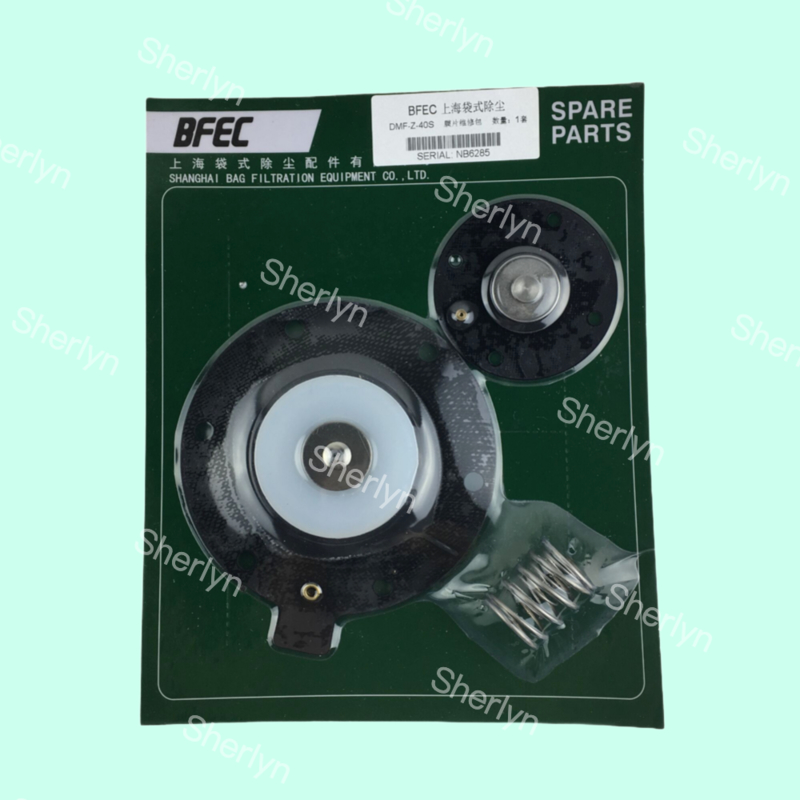 DMF-Z-40S BFEC Beutel mit Membran DMF-Z-40S 1,5-Zoll elektromagnetisches Impulsventil Membran-Reparatursatz