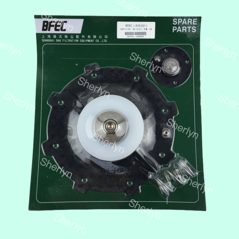 BFEC DMF-Z-76S DMF-Y-76S 3'' Inch Rechtswinkel-Impuls-Jetventil Gummi-Diaphragma