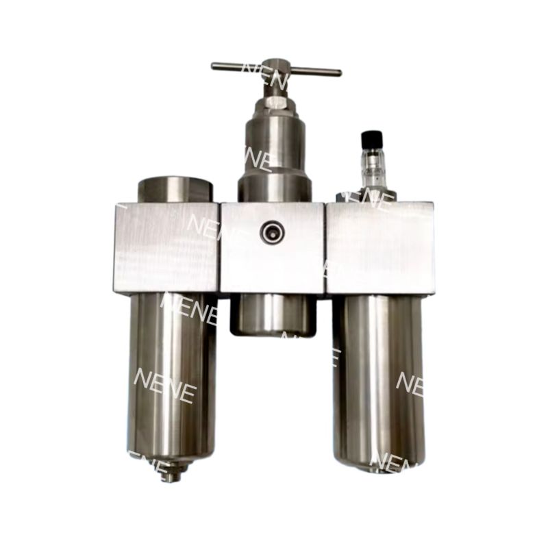 SFSRSL200 Dreifach-Set Edelstahl SUS316 Pneumatischer Filterregler Öler G1/4 Druckregulierung
