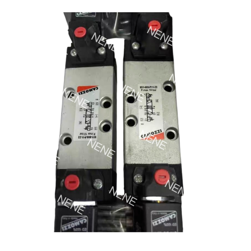 Camozzi Automation Solenoidventil 952-000-P15-23-G72 ISO5599-1 Größe 2 5/2 Weg Doppel-Solenoid 12V Gleichspannung 5W