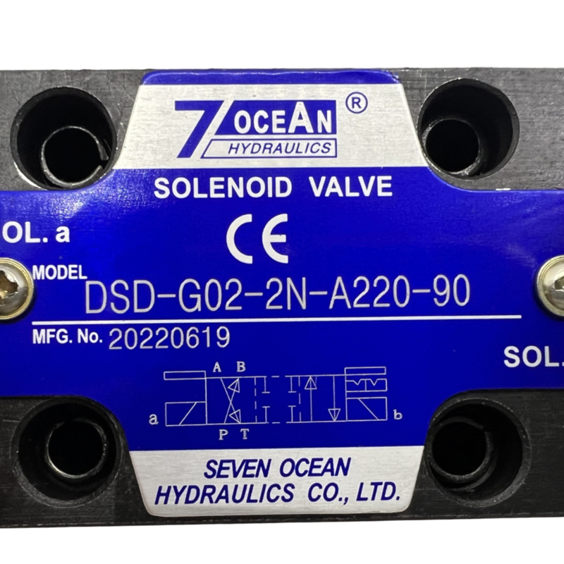 7 OCEAN Pneumatisches Magnetventil DSD-G02-2N-A220-90 AC220 Spannung Wegeventil