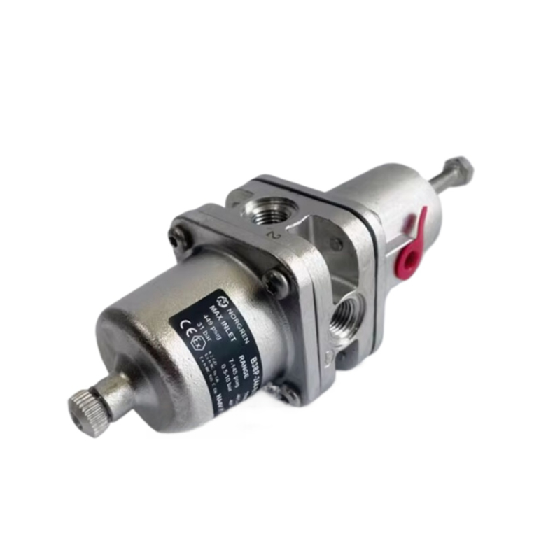 Norgren B38P-344-B1MA Edelstahl Filter-Regulator B38 3/8" NPT-Glied Industrie-Luftfilter-Regulator