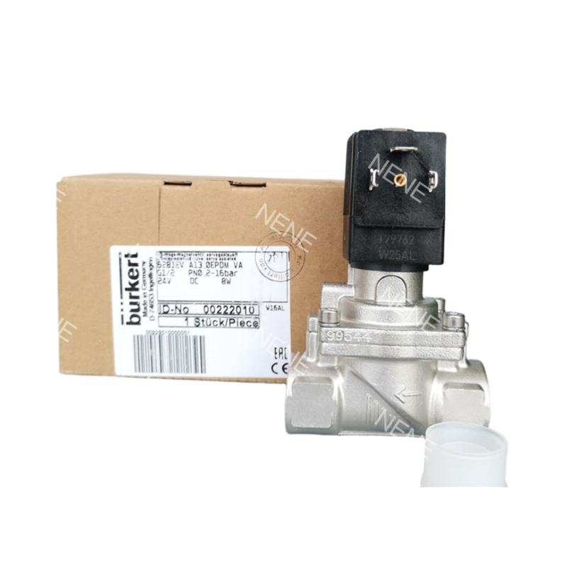 Industrielle Klasse 6281 Burkert-Solenoidventil mit EPDM-Dichtung und Betriebsspannung 230 V/UC