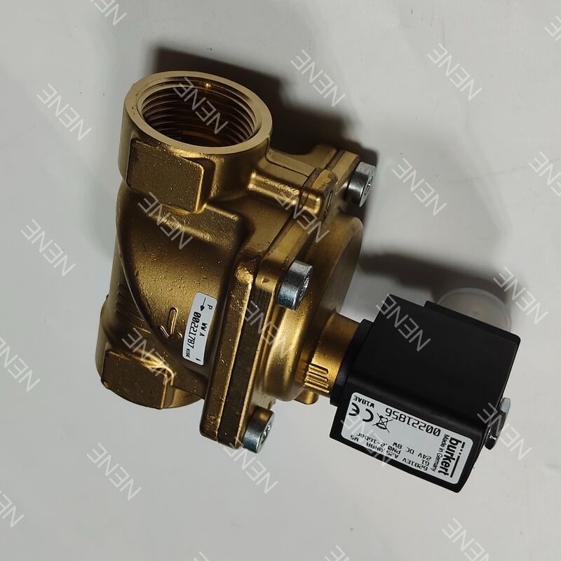 Großes 20.0-Öffnungs-Solenoidventil BURKERT Typ 6281 00221877 G3/4 2/2 Normal geschlossen Messingkörper FKM Dichtung DC24V 8W 0,2-16bar 0 bis +120°C