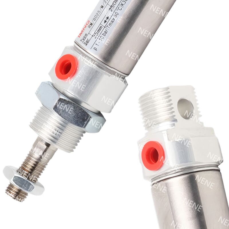 Magnetische Kolben RM/28010/M/20 Ø10mm 20mm Schlag NORGREN Kompaktzylinder ISO 6432 Positionserkennung bereit