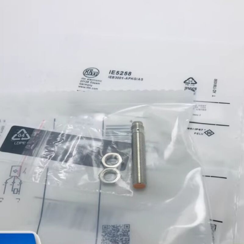 Ifm Efector IE5287 Induktiv-Nachbarkeitssensor, zylindrisch, 2 mm, Gleichstrom, PNP-NO, M8 3-Pin, abgeschirmt