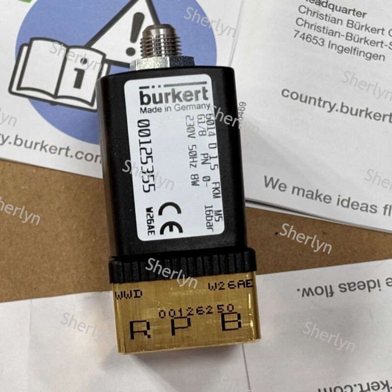 Burkert-Solenoidventil 00221930 6281 Typ G3/4 2/2 Gewöhnlich geöffnet DC24V
