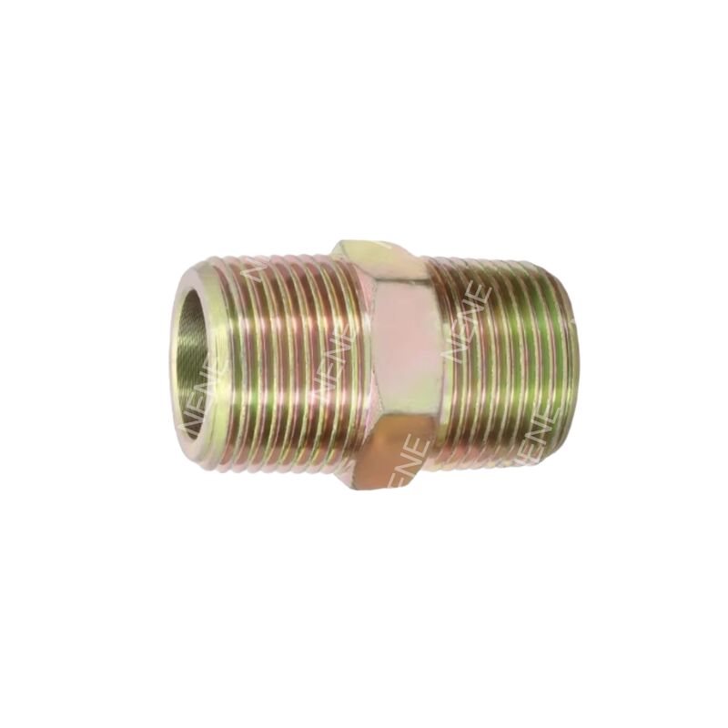 Flachmund-Überwurfverschraubung 1/8" bis 3/8" Reduzierstück Rohrverbindungsstück mit unterschiedlichen Größen an beiden Enden