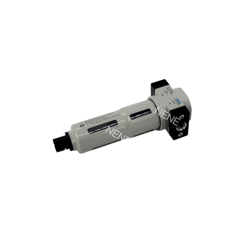 Druckluftfilter Festo LF-1/4-D-MINI-A 159617 Zinkdruckgussgehäuse Metallbehälter Schutzgitter Sinterfilter G1/4 Anschluss 0,5-12 bar 40 µm Vollautomatischer Ablauf