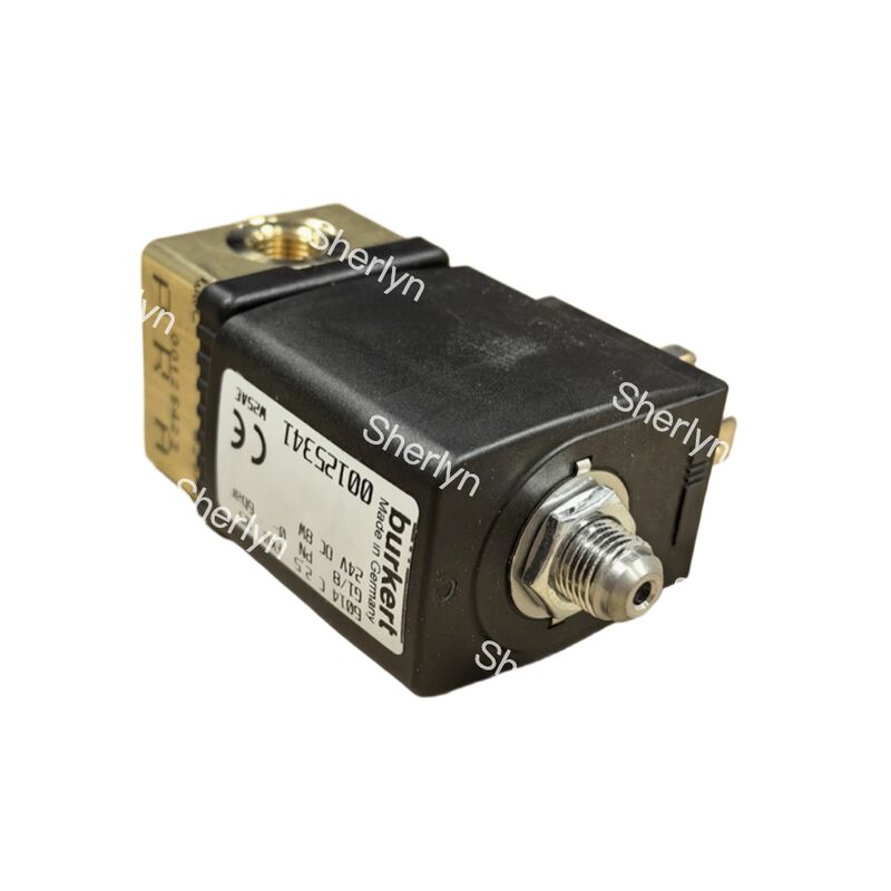 1.5W Ultra-Low Power G1 1/4′′ 25mm FKM Versiegeltes Messing-Solenoidventil Burkert 00221888 24V Gleichspannung 2/2 NC 0-120°C Servo-Assistiert