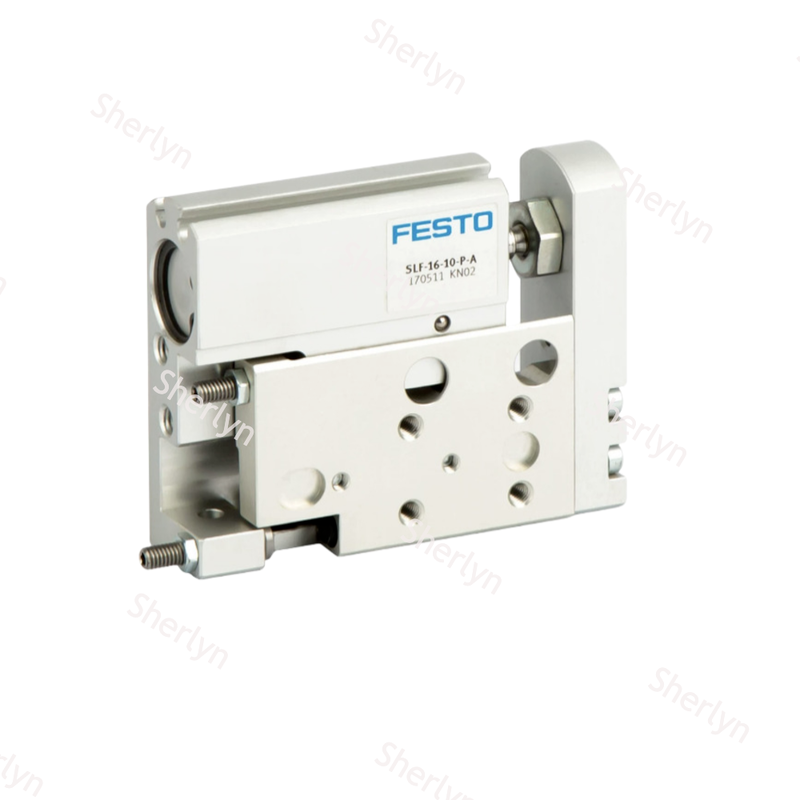 Stabiler wechselseitiger Langschlagschiebeaktor FESTO SLF-10-40-P-A 170509 10×40mm flacher Aluminium-Pneumatikkomponent für Leiterplattenübertragungsausrüstung