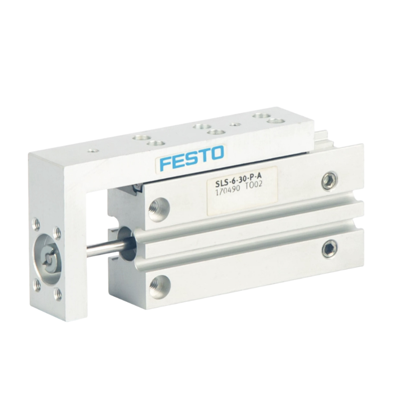 SLS-10-15-P-A, 170493 Festo-Zylinder, 10 mm Bohrung 15 mm Schubzylinder, Kugelkäfig geführter Zylinder, doppelt wirkender Mini-Slide, Automatisierung pneumatischer Aktor