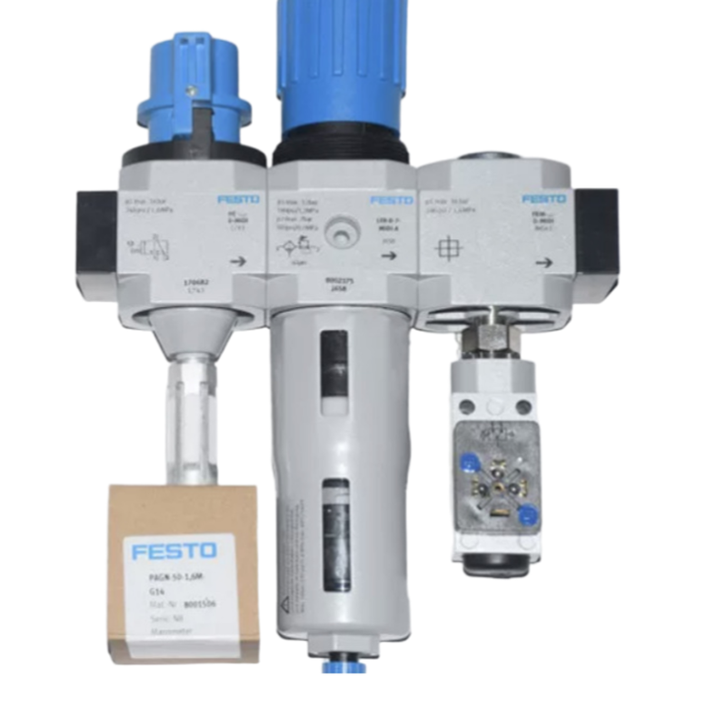 Schwerlast LF-3/4-D-MAXI FESTO D-Serie Luftfilter G3/4 Port Manueller Abfluss 0,5 bis 12 Arbeitsstange