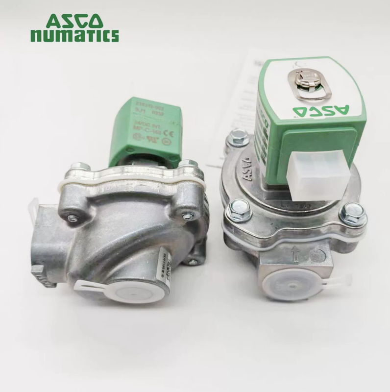 2,5-Zoll-G-Gewinde-Winkelimpuls-Magnetventil SCG353G051 ASCO 353-Serie, Aluminiumgehäuse, Staubsammelventil mit sehr großem Durchfluss