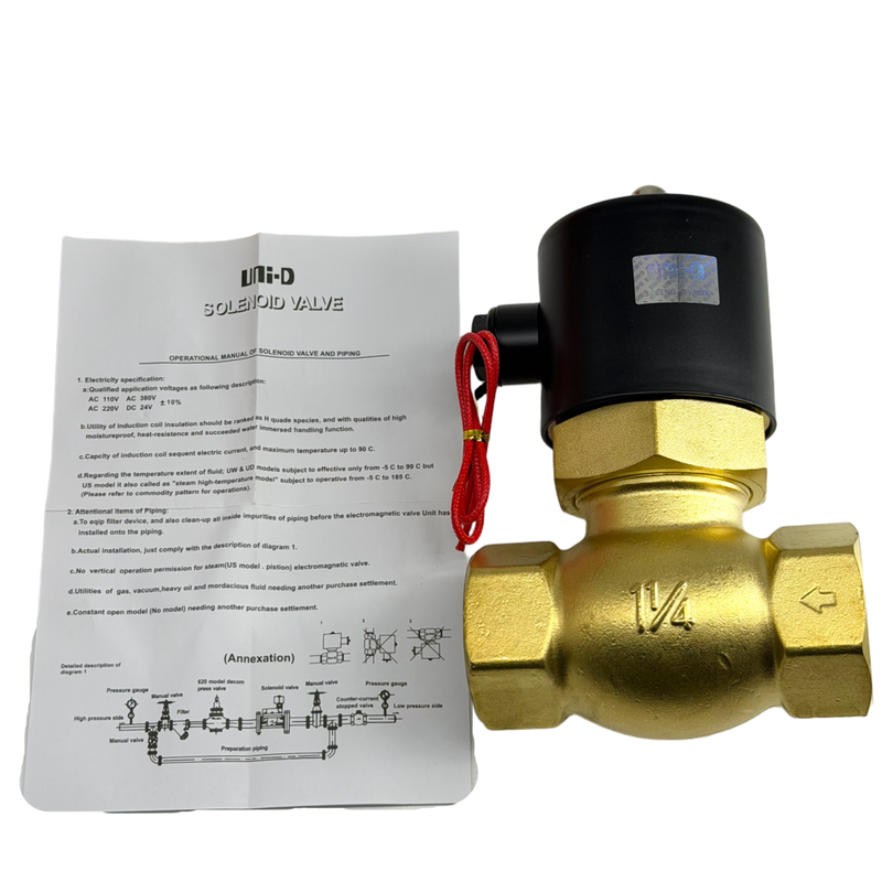 US-35 Temperatur -20°C bis 185°C Messingwasserventil aus Messingmaterial, das Korrosionsbeständigkeit und Festigkeit gewährleistet