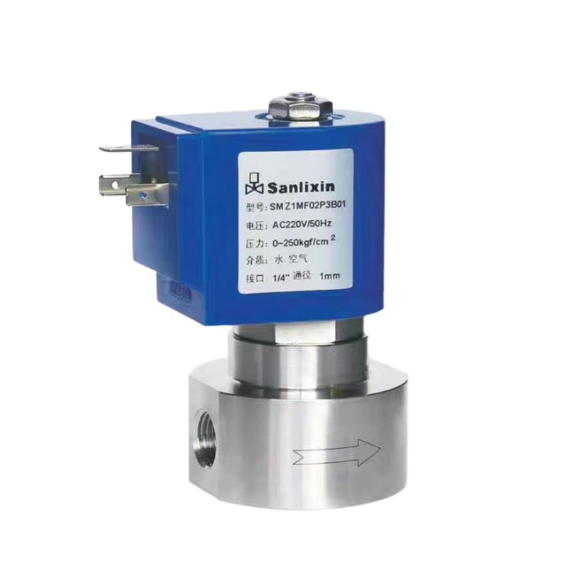 H4S005B01-AC-110 PEEK Dichtungsmaterial 1/8''Anschlussgröße 110VAC 2-Wege NC Hochdruck-Solenoidventil