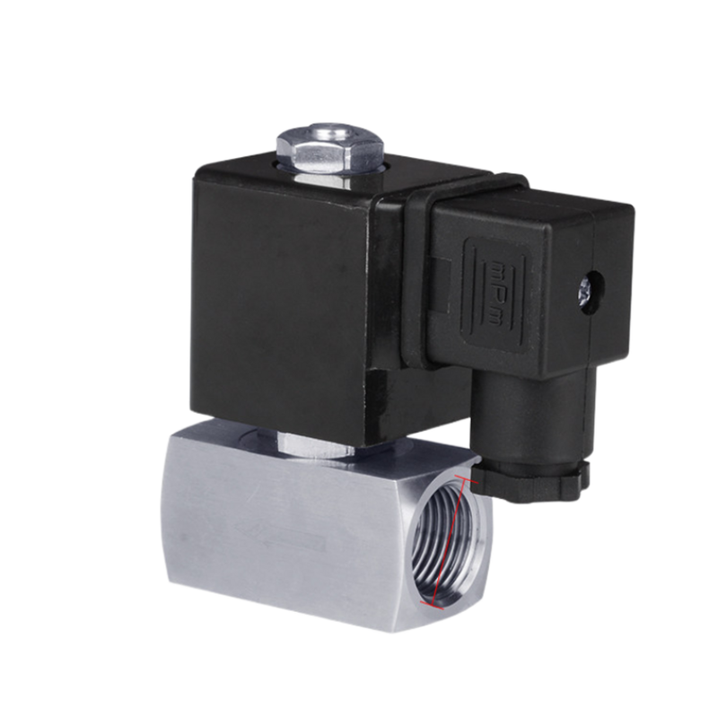 SH-15ES PTFE Dichtungsmaterial 2-Wege normalerweise geschlossen 15mm Öffnung Größe 1/2 Port Größe Pneumatisches Magnetventil 6 bis 160 Bar 220VAC