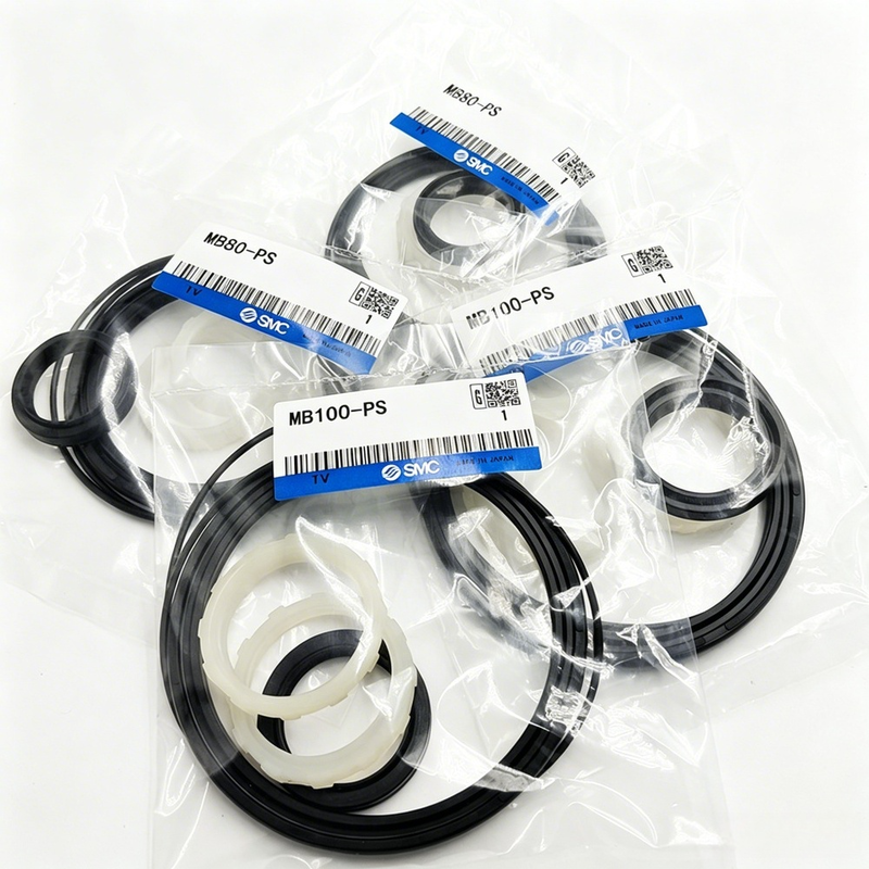 Pneumatikzylinder-Servicekit SMC MB63-PS Dichtungs-Komplettsatz zur Behebung von Luftlecks für MB-Serie doppeltwirkende Stangenzylinder Ersatzteil