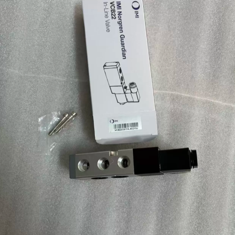 Pilotbetätigtes Wegeventil VCB22A517D-CA213F Norgren 24VDC G1/8, Ersatzteil für Mikroautomation