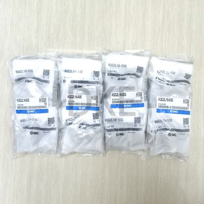 CE SMC KQG2L16-03S Pneumatische Schlauchfittings Gewindeverbindungsflüssigkeit SS316