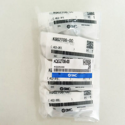 SMC KQG2T08-00 Luftschlauch-Tie-Fitting One Touch Pneumatische Fittings O.D. 8mm