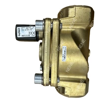 BURKERT 2/2 Way Solenoidventil 00221958 Typ 6281 G1 Normal geschlossen Messing Konstruktion manuelle Überschrift NBR Siegel 20,0 Durchflussöffnung DC24V 8W 0,2-16 Bar