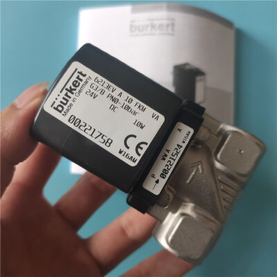 6213 Typ G3/8 2/2 Normal geschlossen 00221758 00221759 00221761 Burkert aus Edelstahl