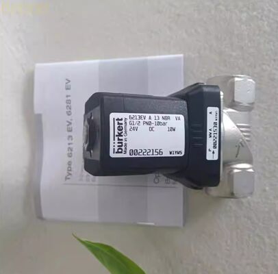 Burkert-Solenoidventil 6213EV 00222156 24VDC 10W 00221530 aus Edelstahl