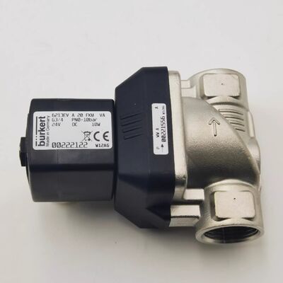 00221968 00221969 00221970 Burkert Solenoidventil 6281 Typ G1/2 aus Edelstahl Typ normal geschlossen