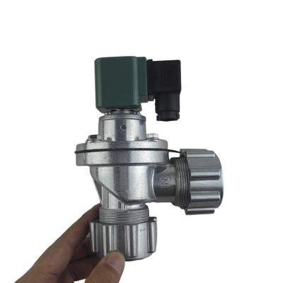 DMF-ZM-20 3/4″ Rechtwinkliges Impulsventil mit Mutter für Staubabscheider-Schlauchfilter – Aluminiumgehäuse, NBR-Membran